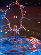 Water drop experiments